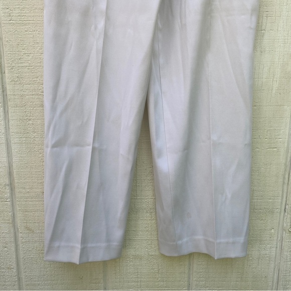 Lacoste Vintage Haymater Wide Leg White Trouser Pants Croc Emblem Late 70’s - Picture 7 of 10
